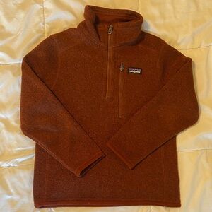 Patagonia 1/4 Zip Better Sweater -Brick Red